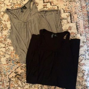 Black and stripped Cynthia rowley nightgowns.